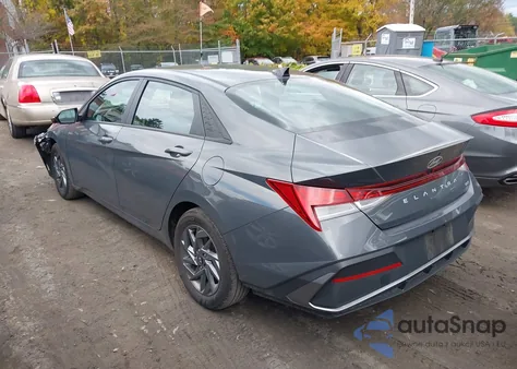 2024 Hyundai Elantra Hybrid Blue from USA, damaged, VIN KMHLM4DJ8RU103700